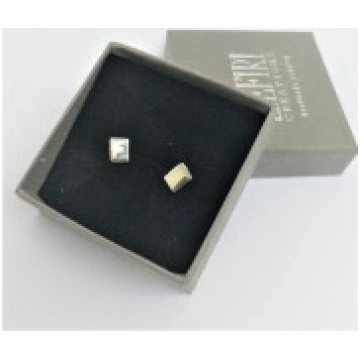 Sudraba auskari Kvadrāts Zefiri Creations Silver S