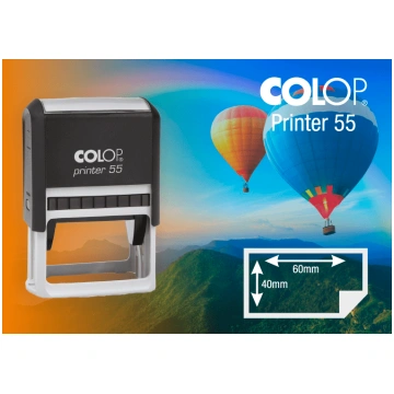 Zīmogs Colop Printer 55 | 40 x 60 mm | Gatavs liet