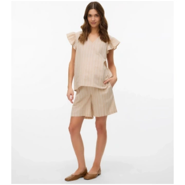 MLFLORENS WO SHORTS - HUMUS
