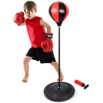 Bērnu Boksa Bumbieris ar Cimdiem | Kids Boxing Pun