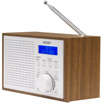Radio Denver DAB-46WHITE Interneta Analogā un Digi