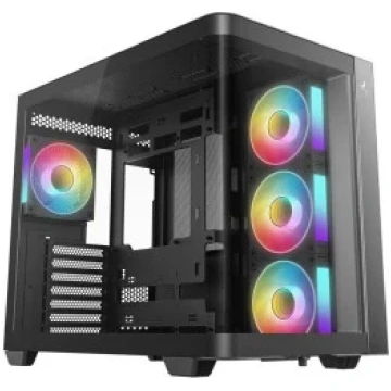Datora korpuss Deepcool CG530U 4F, melna krās