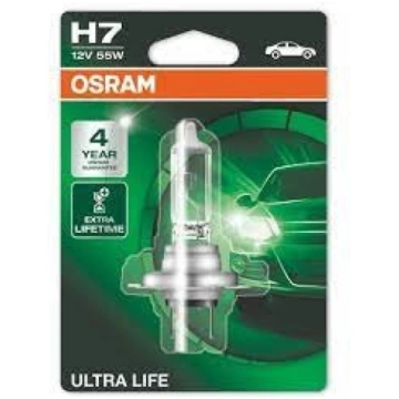 OSRAM automašīnas spuldze, ULTRA LIFE H7 55W 12V P