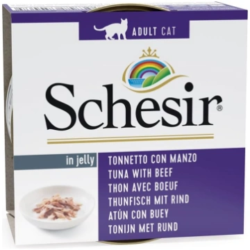 Agras Pet Foods Schesir pieaugušo liellopa fileja 