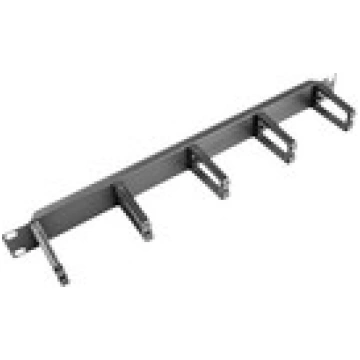 Lanberg 19" cable management panel with 5 plastic 