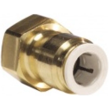 John Guest Brass Female Connector – FFL Thread 3/8