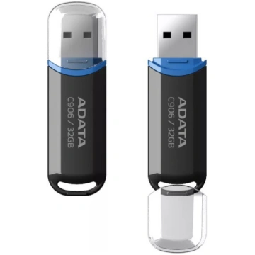 USB zibatmiņa ADATA 32GB USB Type-A 2.0, melna, ar