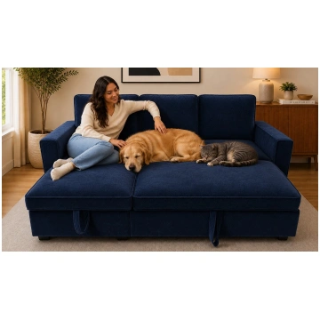 Kingston Corner Sofa Bed With Storage M77