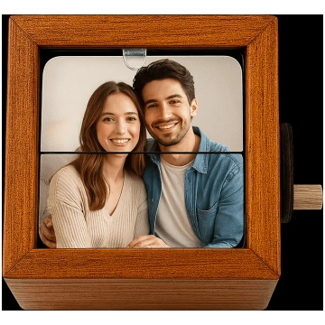 Personalized Flipbook Memory Box - Beech / 8