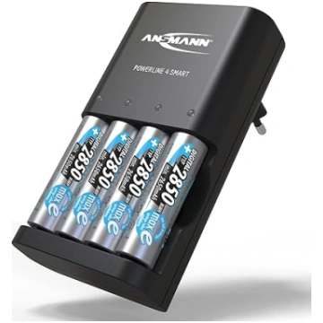 ANSMANN Powerline 4 Smart bateriju lādētājs ar 4x 