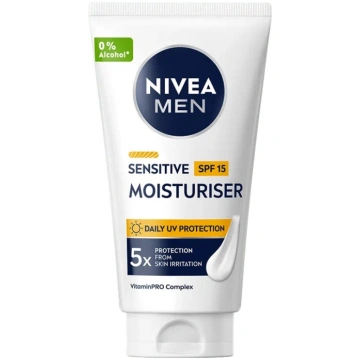 Sejas krēms Nivea Men Sensitive SPF15, 75 ml