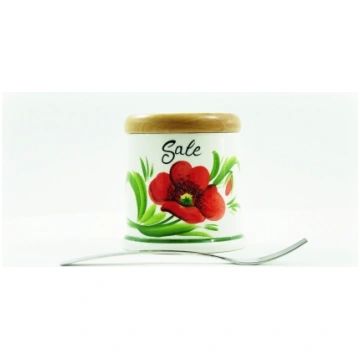 Poppy salt jar