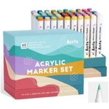 Acrylic Marker Pens ARRTX 60C, 60 Colours