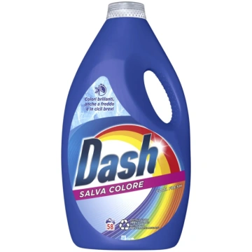 Veļas mazgāšanas gēls DASH Salva Colore, 58MR