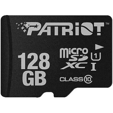Patriot LX Series, microSDXC, 128GB, Class 10, UHS