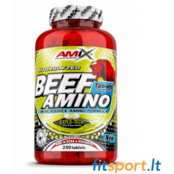 Amix Nutrition liellopa gaļas aminoskābes 250 tabl