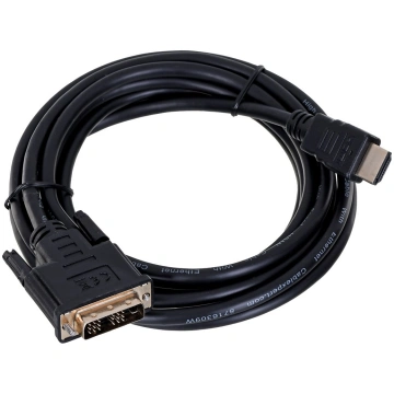 Gembird 3m, HDMI/DVI, M/M DVI-D, melns