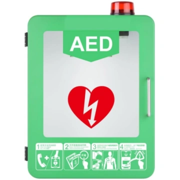 AED defibrilatora glabāšanas skapis, sienas plastm