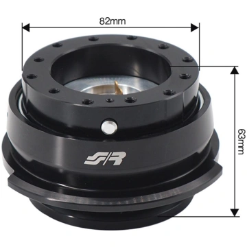 Universal steering wheel spacer with Quick Release