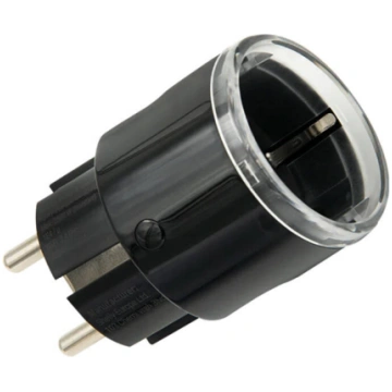 Shelly Plug S MTR Gen3 Smart Outlet (Black) PLUGSM
