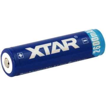 XTAR Uzlādējams akumulators 3.7V / 2600mAh / Li-Io