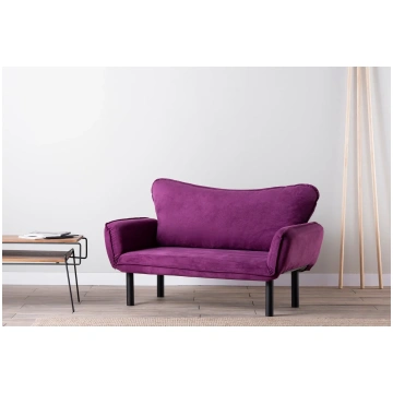 Divvietīgs dīvāns-gulta, Hanah Home, Chatto, viole