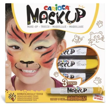 Sejas grima krāsa Carioca MASK UP ANIMALS