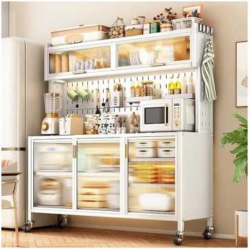 5-Tier Baker"s Rack with Doors | Standing Kitchen 