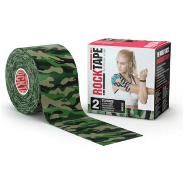 Kinezioloģiskais teips RockTape kamuflāžas zaļš (5