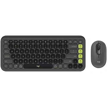 Logitech POP Icon Combo, Graphite/Green (920-01314
