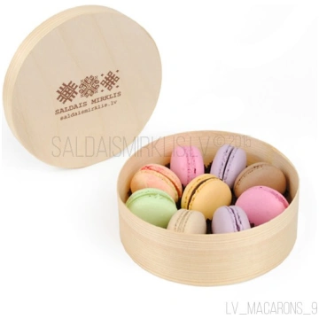 Cepumi macarons (makarūni), 9 gab Latvija LV_macar