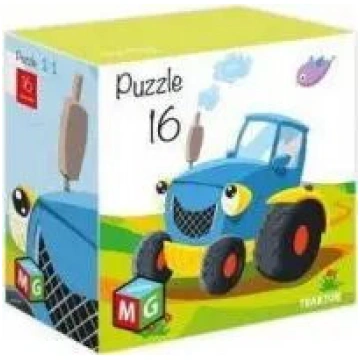 Multigra Puzzle 16 Traktor — bērnu 16 daļu traktor