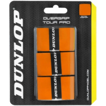 Padel bat overgrip 3pcs. oranžs DUNLOP TOUR PRO 62