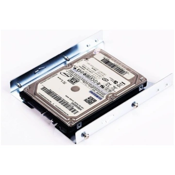 Metal mounting frame for 2.5"" SSD to 3.5"" bay