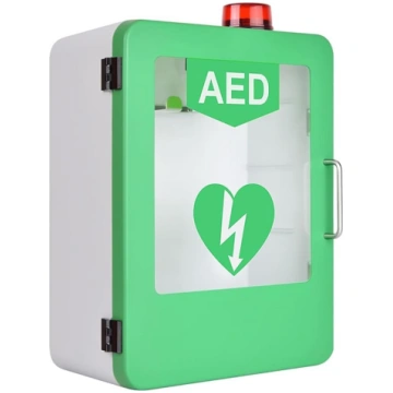 AED defibrilatora sienas skapis Tukšs AED defibril