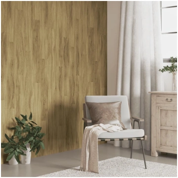 Sienu paneļi, koka imitācija, brūni, pvc, 4,12 m²