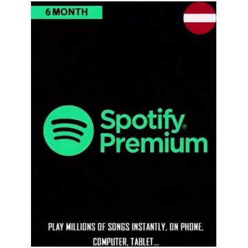 Spotify Latvia 6 Months Gift Card