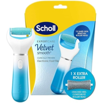 Scholl Velvet Smooth elektriskā pēdu pilde ar eksf