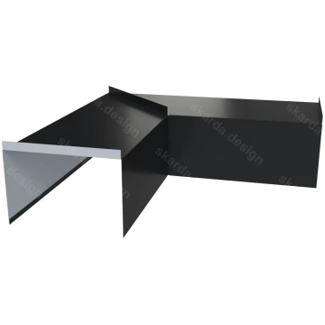 Parapeta stūra elements, tips 4 Skārda Design