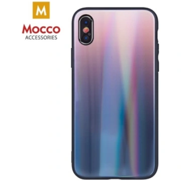 Mocco Aurora Glass Silicone Back Case for Apple iP