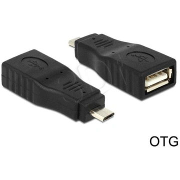 Delock Adapter USB Micro B male > USB 2.0 female O