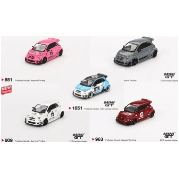 Mini GT - ABARTH SET 5 Models - 1/64 Scale