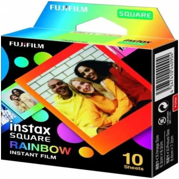 Colorfilm instax SQUARE GLOSSY RAINBOW (10PK) FUJI