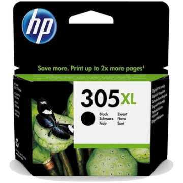 Tintes kasetne - HP - 305XL - Lielas jaudas - Pigm
