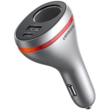Auto lādētāji Ugreen USB Type C / USB QC PD 24W ca