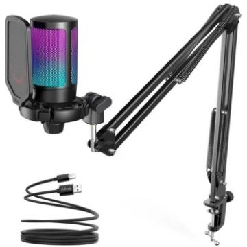 Fifine AmpliGame A6T RGB, Black