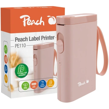 Peach PE110, label printer pink, direct thermal pr