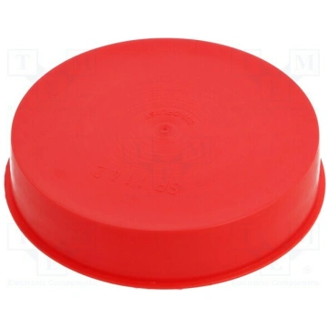 Stopper; Body: red; Out.diam: 115.6mm; H: 23mm; LD