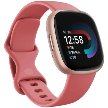 Fitbit Versa 4, rozā - Viedpulkstenis