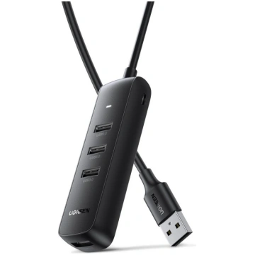 UGREEN CM416 USB Hub, 4 x USB-A 3.0, 0.25m, Black